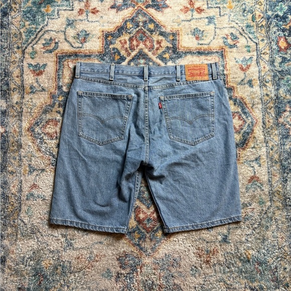 Levi’s 505 Blue Jeans Shorts Size 40 - Picture 2 of 3